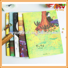 popular comic printing soft cover korea notebook paper